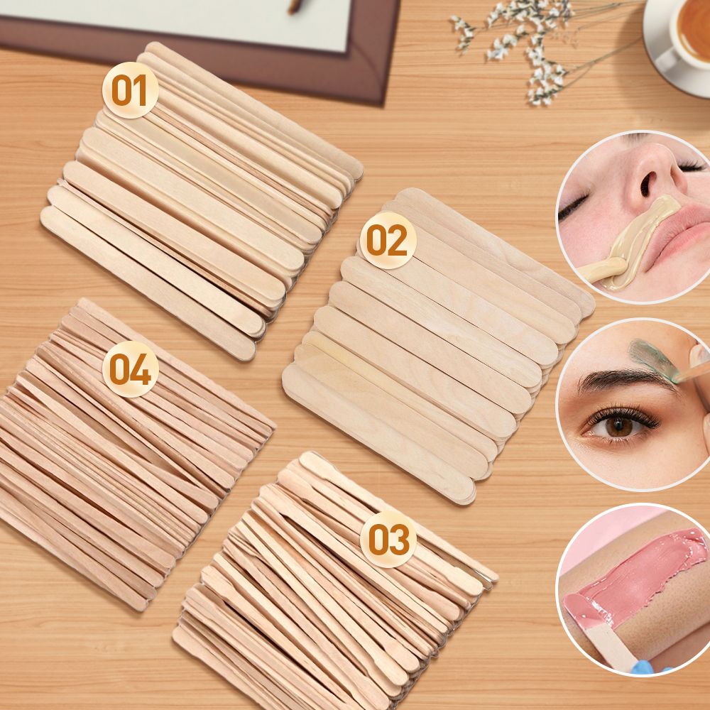 Wood Filler Stick - 500/200/100Pcs 나무 제모 스틱 페이스 왁스