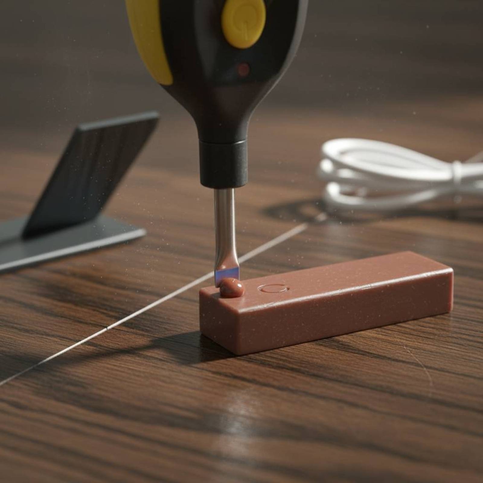 Wood Filler Stick - 나무 바닥 수리 키트 USB 충전식