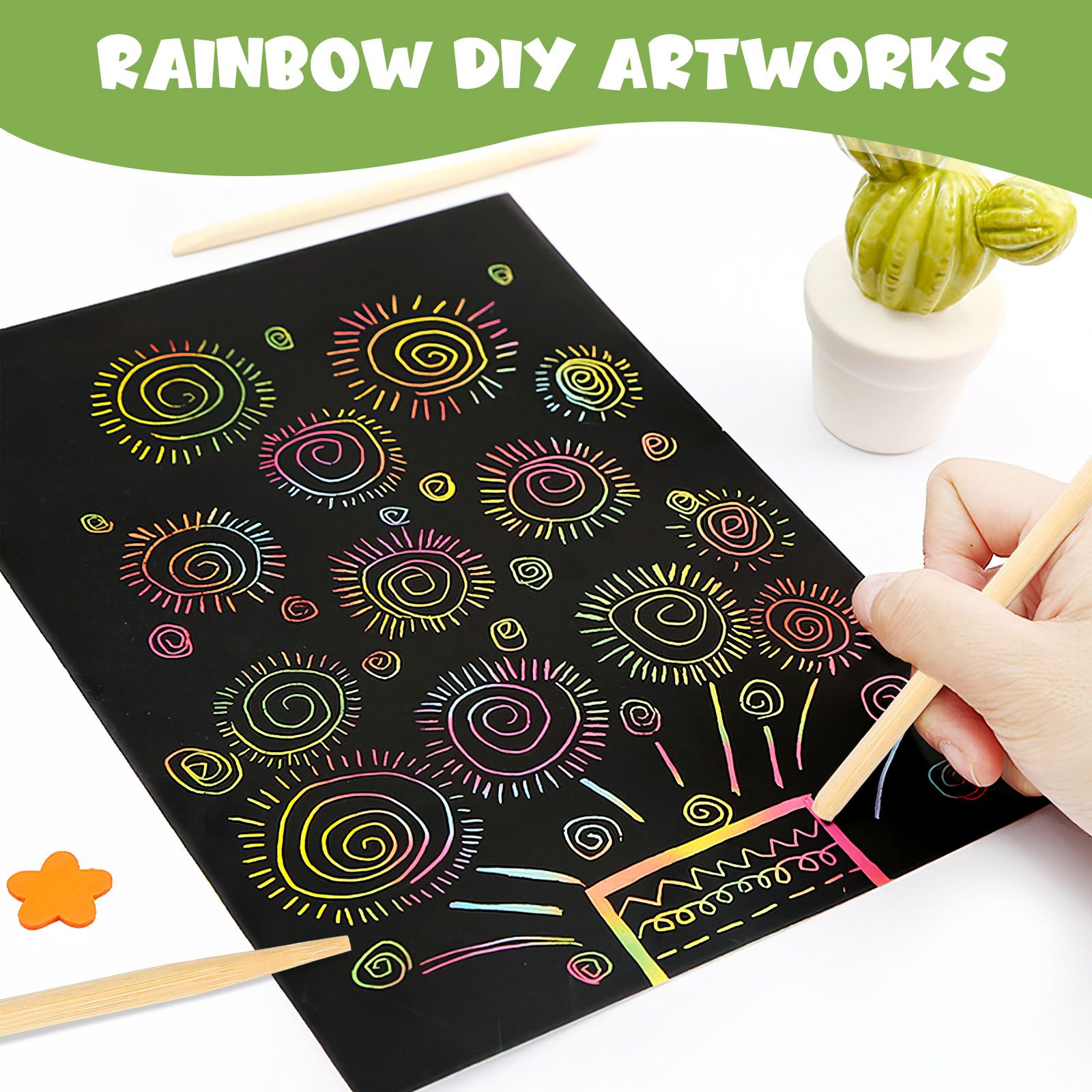 30 Pcs 나무 스크래치 그림 대나무 펜 왁스 스틱  - Wood Filler Stick 리뷰 및 가격