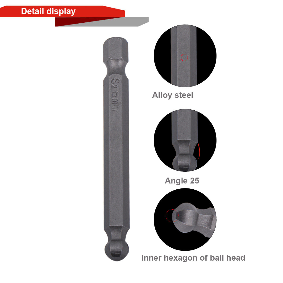 7Pcs 합금강 볼 엔드 스크루드라이버 비트 세트 전기 - Screwdriver Set Precision 리뷰 및 가격