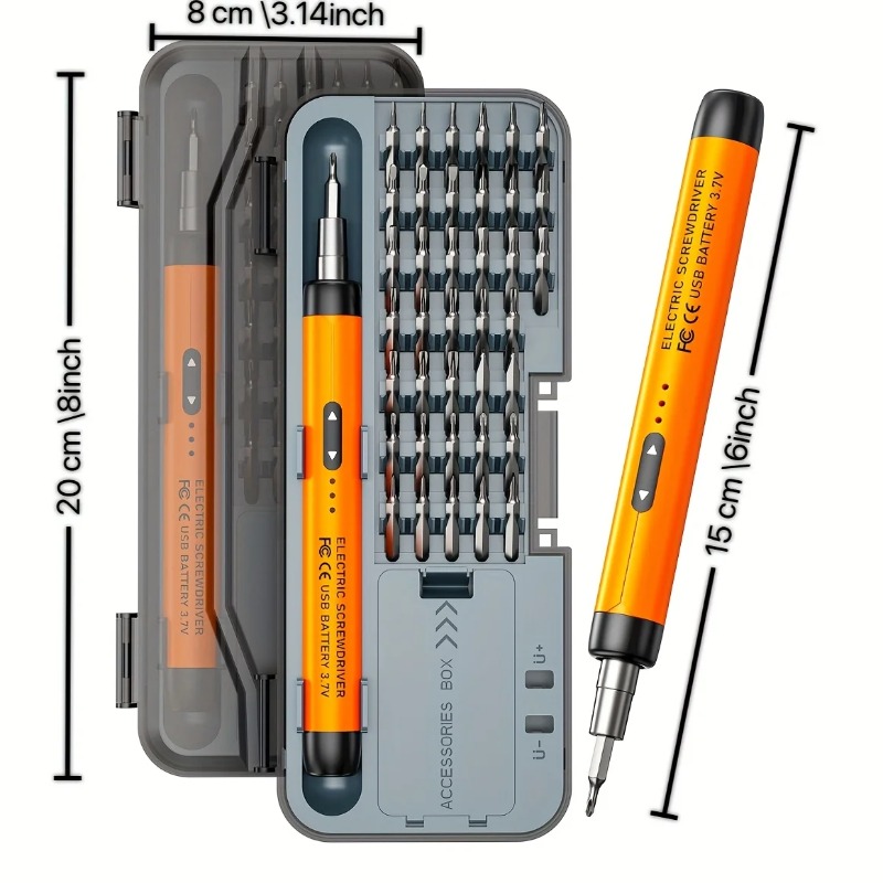 USB 충전식 정밀 전동 드라이버 세트(멀티 비트 포함 - Screwdriver Set Precision 리뷰 및 가격